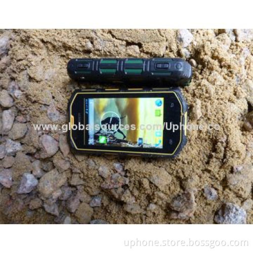 Water-resistant cell phone with long-time battery and beautiful appearance